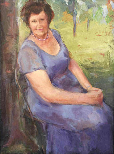 Maria, Eugenia Shapiro, 16x12 oil on panel 
